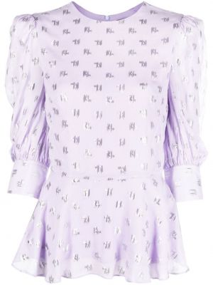 Bluse ausgestellt Karl Lagerfeld lila