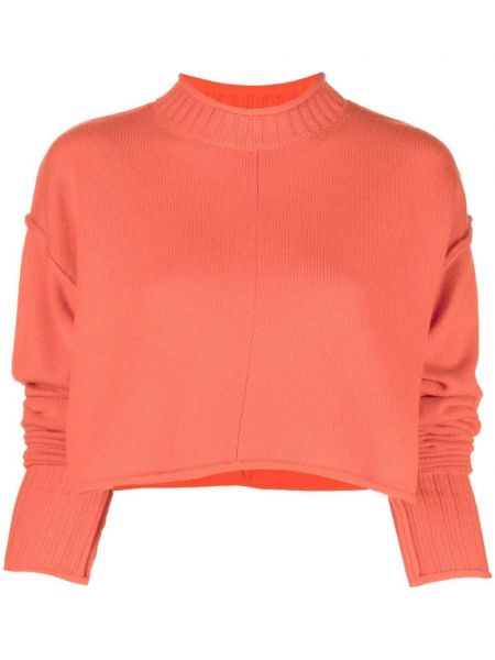 Пуловер Sportmax оранжево