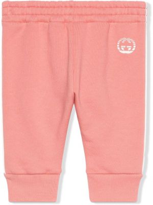 Trykt bukse for jenter Gucci Kids rosa