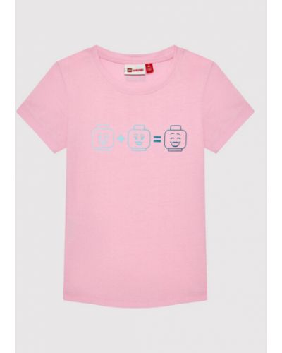LEGO Wear Póló Lwteach 301 11010109 Rózsaszín Regular Fit
