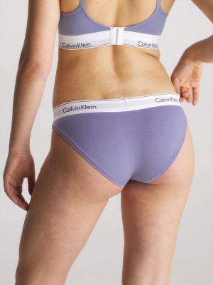 Szorty Calvin Klein Underwear fioletowe