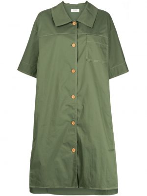 Mini robe avec manches courtes Studio Tomboy vert