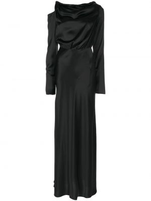 Jedwabna sukienka wieczorowa Rachel Gilbert czarna