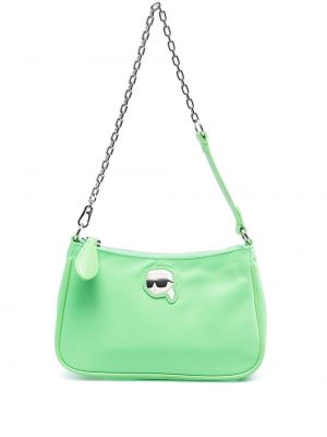 Чанта за ръка Karl Lagerfeld зелено