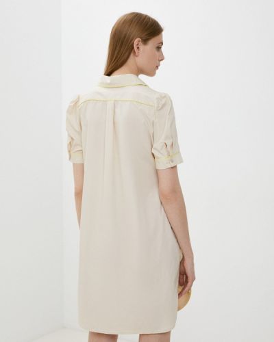 Платье-рубашка Silvian Heach бежевое