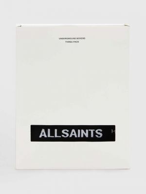 Bavlněné boxerky Allsaints bílé