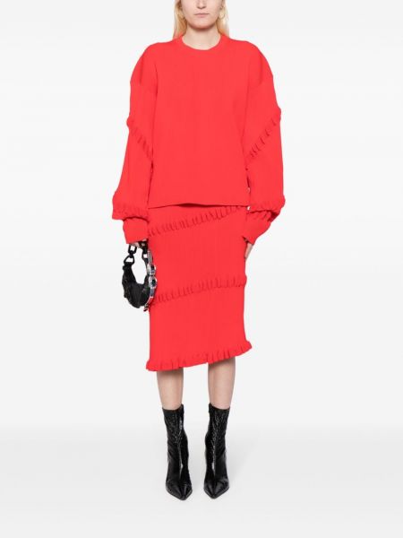 Oversize pullover Jnby rot
