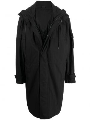 Παλτό με κουκούλα Juun.j μαύρο