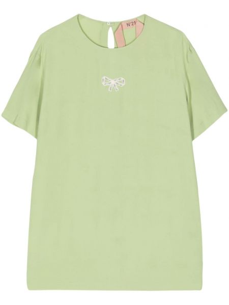 Tričko s mašľou N°21 zelená