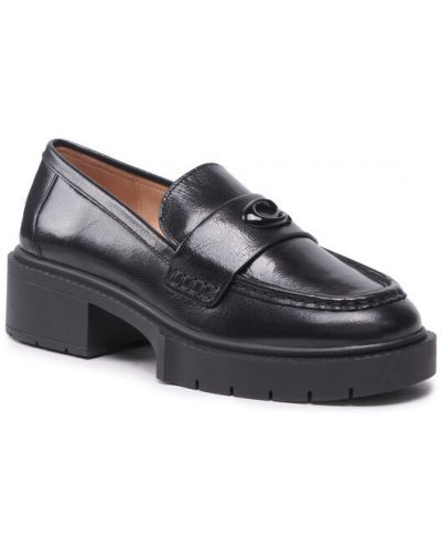 Loafers chunky chunky Coach noir