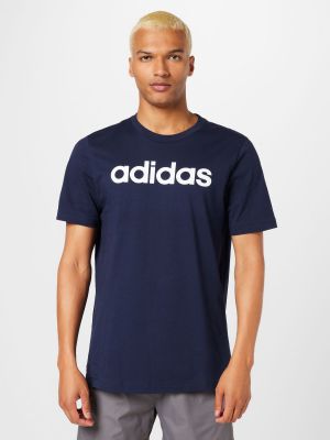 T-shirt brodé en jersey Adidas Sportswear bleu