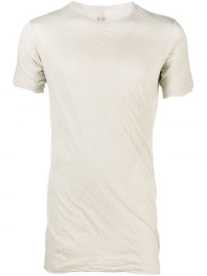 T-shirt aus baumwoll Rick Owens beige