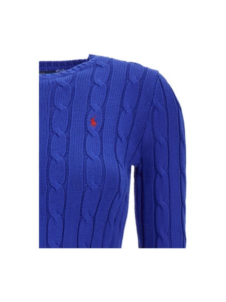 Jersey de punto de tela jersey de cuello redondo Polo Ralph Lauren azul