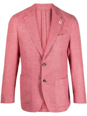 Μπλέιζερ tweed Lardini ροζ