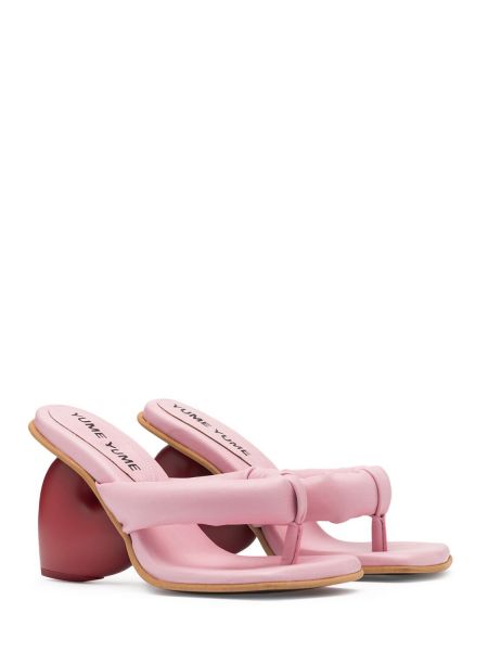 Usnjene sandali Yume Yume roza