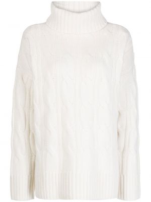 Вълнен пуловер Reformation бяло