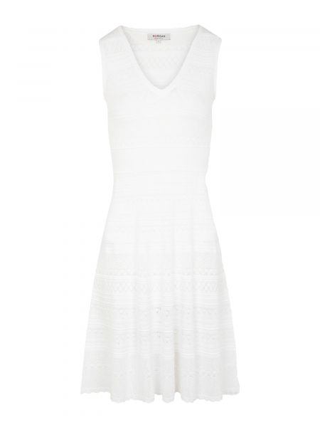 Pletena pletena haljina Morgan bijela