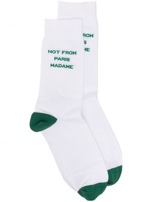 Памучни чорапи с принт Drôle De Monsieur