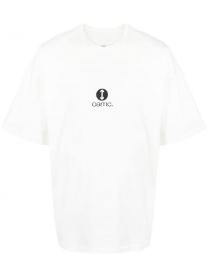 T-shirt con stampa Oamc bianco