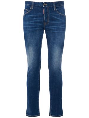 Bavlnené džínsy Dsquared2 modrá