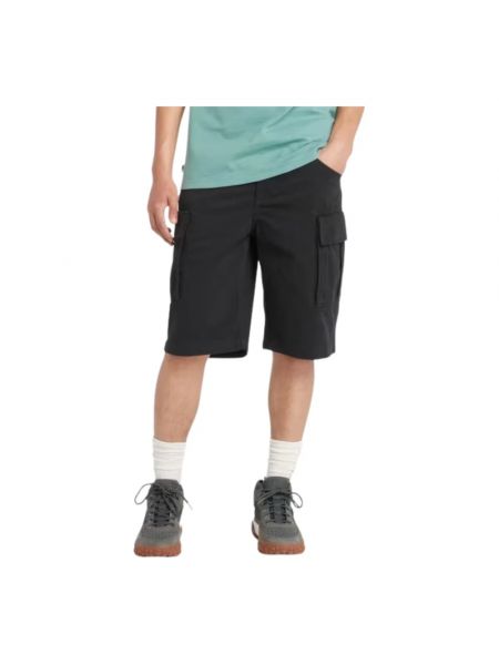 Pantalones cortos cargo con bolsillos Timberland negro