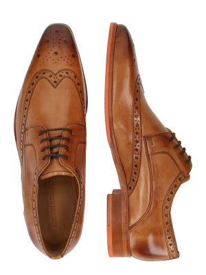 Ilgaauliai batai su raišteliais Melvin & Hamilton ruda