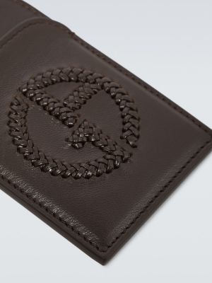 Kožni novčanik Giorgio Armani crna