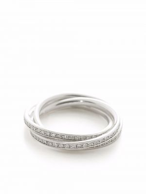 Gyűrű Monica Vinader ezüstszínű