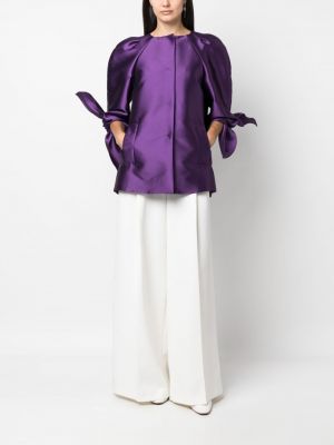 Oversize mantel Alberta Ferretti lila