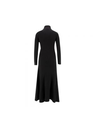 Vestido largo de punto elegante Fabiana Filippi negro