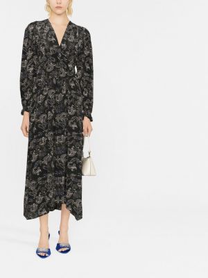 Midi kleita ar apdruku ar lāsīšu rakstu Isabel Marant