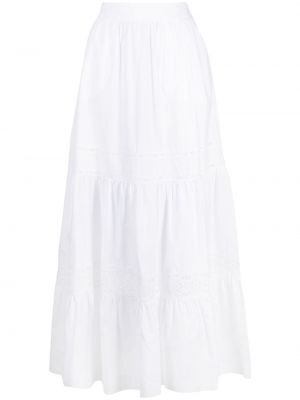 Falda de cintura alta P.a.r.o.s.h. blanco