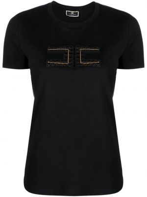 T-shirt Elisabetta Franchi svart