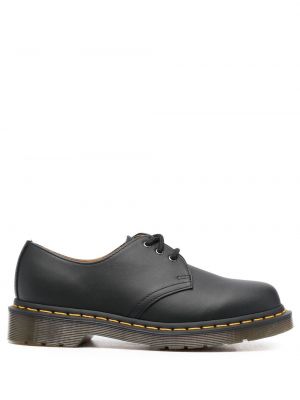 Pantofi loafer cu șireturi din dantelă Dr. Martens negru