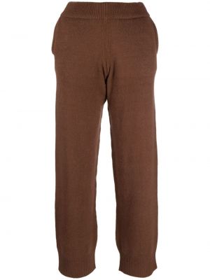 Pantaloni in maglia Liska marrone