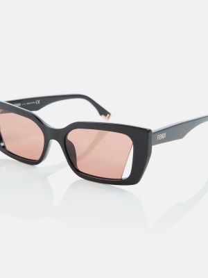 Слънчеви очила Fendi черно