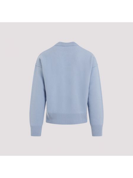 Sweter Ami Paris niebieski