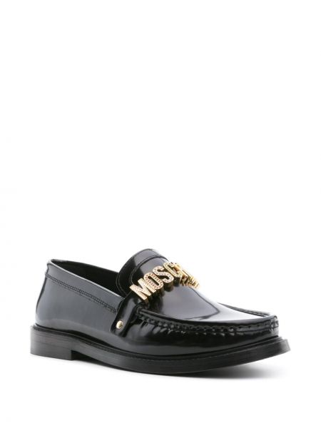 Loafers en cuir Moschino