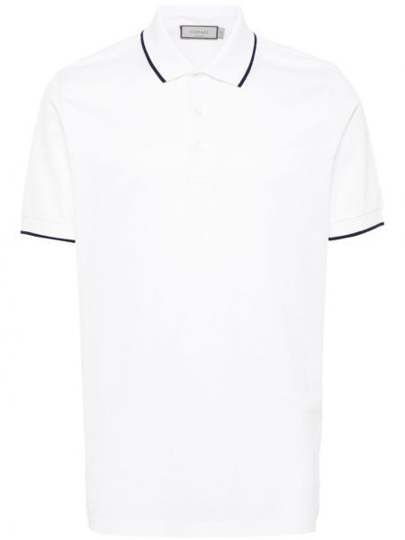 Polo marškinėliai Canali balta
