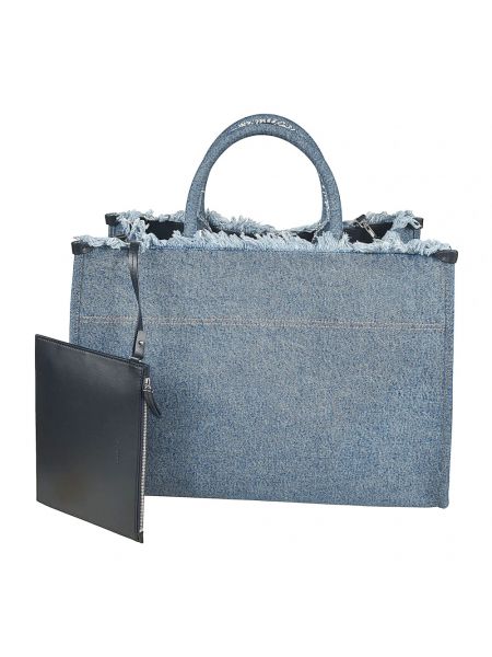 Bolso shopper elegante Lanvin azul
