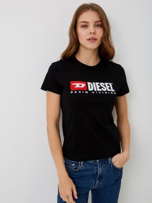 Черная футболка Diesel