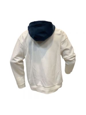 Bluza z kapturem La Martina biała