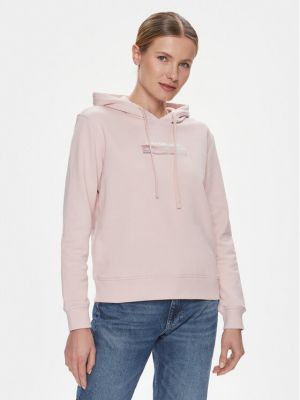 Bluza dresowa Calvin Klein Jeans różowa