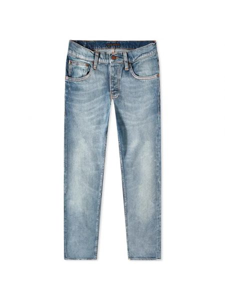 Niebieskie jeansy skinny Nudie Jeans