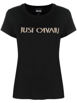 T-shirt Just Cavalli svart