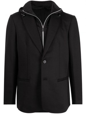 Однобортный пиджак с капюшоном Armani Exchange