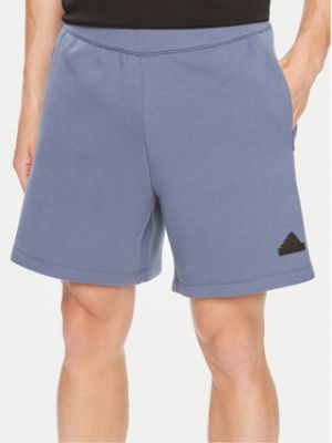 Shorts large de sport Adidas bleu