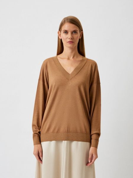 Пуловер Falconeri коричневый