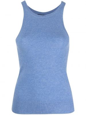 Kašmírová vesta bez rukávů Polo Ralph Lauren modrá