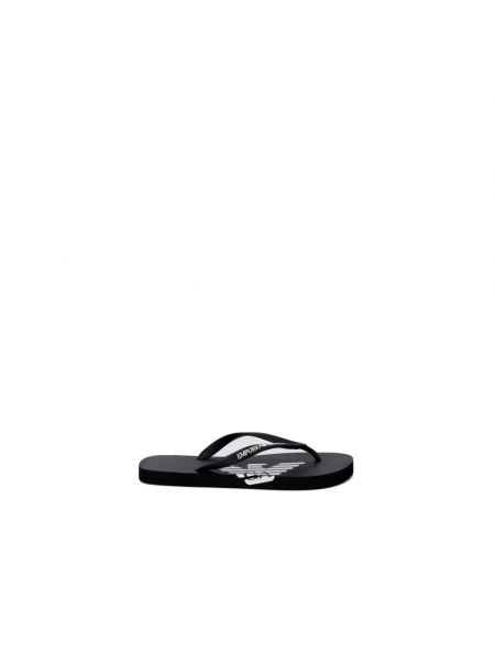Czarne sandały Emporio Armani